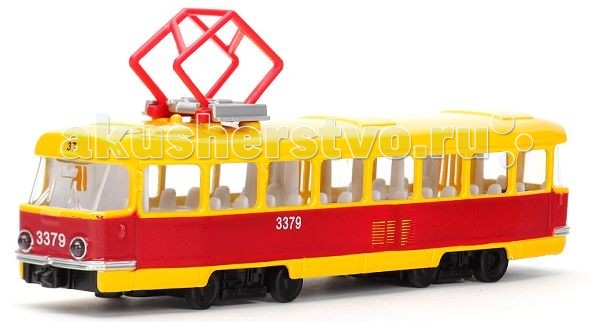 Машины Технопарк Трамвай CT12-463-2 цена и фото