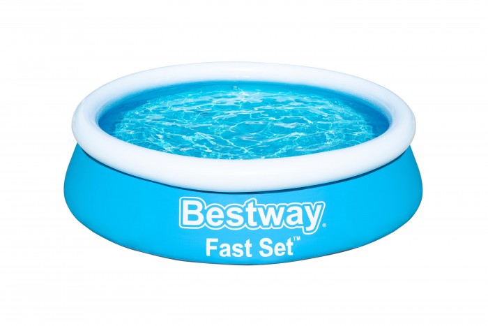 Бассейны Bestway Надувной бассейн Fast Set 183х183х51 см бассейн надувной спа bestway майами 180х66см 1325л
