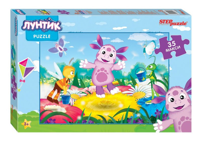 

Step Puzzle Пазлы макси Лунтик (35 элементов), Пазлы макси Лунтик (35 элементов)
