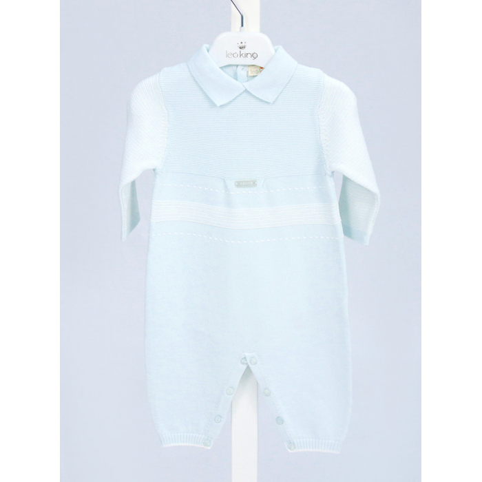 Leoking Комбинезон для малышей из 100% органического хлопка на пуговицах с полосами 7307