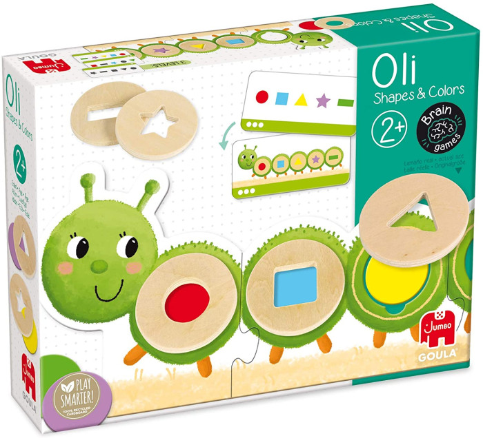 Игры для малышей Goula Мозаика Гусеница каталки игрушки goula гусеница 53454