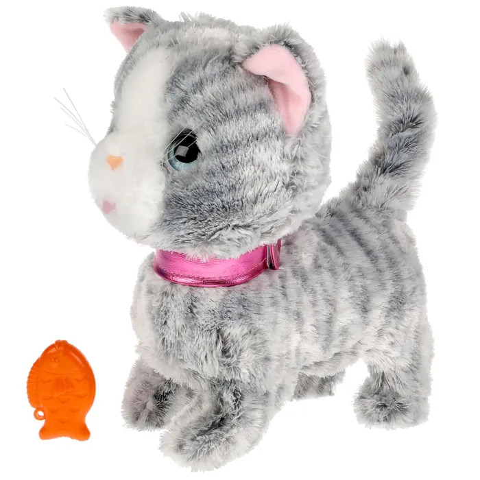 Интерактивная игрушка Мой питомец Кошка Перси 22 см розовый жираф привет давай поговорим
