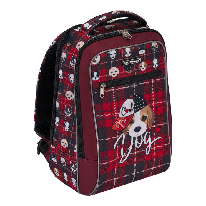 

ErichKrause Ученический рюкзак ErgoLine Urban Cute Dog 18 л, Ученический рюкзак ErgoLine Urban Cute Dog 18 л