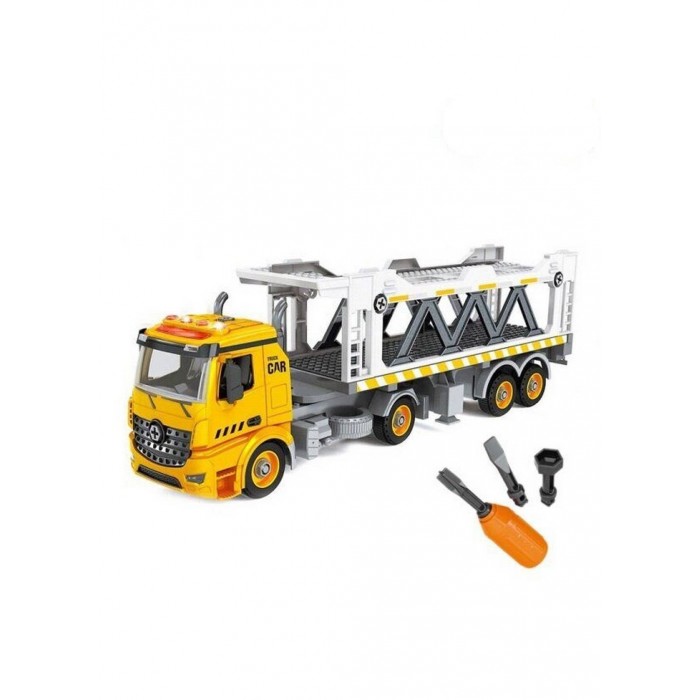 Машины HK Industries DIY инерционный грузовик для перевозки авто каталки игрушки janod грузовик сделай сам