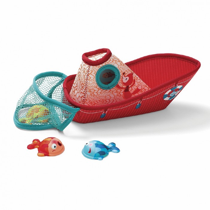 Игрушки для ванны Lilliputiens Игрушка для ванной Рыбацкая лодка игрушки для ванны skip hop игрушка для ванной лодка