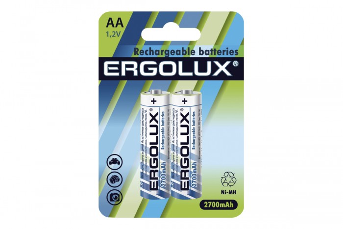 

Ergolux Аккумулятор AA-2700mAh Ni-Mh BL-2, Аккумулятор AA-2700mAh Ni-Mh BL-2