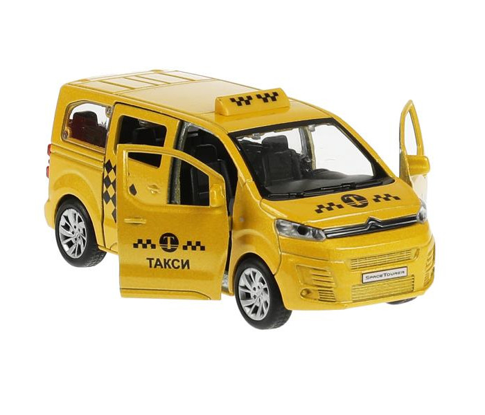 Технопарк Машина металлическая Citroen Space Такси 12 см собачье такси