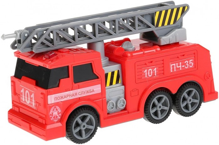 Машины Технопарк Пожарная машина со светом и звуком 17 см цена и фото
