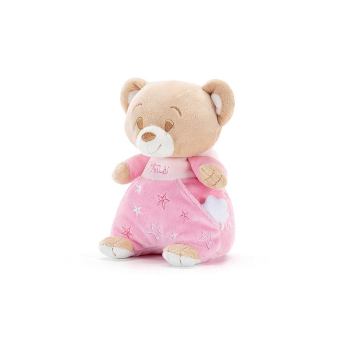Мягкая игрушка Trudi Мишка в розовом для малышей 12x18x11 см мягкая игрушка trudi кролик делюкс 15 см