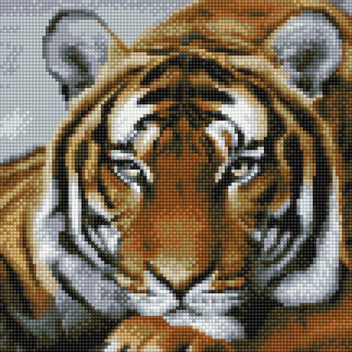 Molly Картины мозаикой Задумчивый тигр 30х30 см