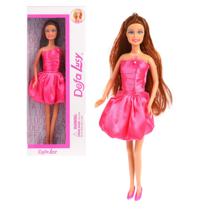 Куклы и одежда для кукол Defa Кукла Lucy в атласном платье куклы и одежда для кукол defa кукла lucy осенняя коллекция в коричневом пальто