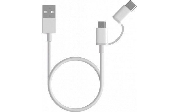 

Xiaomi USB-кабель Mi 2-in-1 USB Cable Micro-USB to Type-C 100 см, USB-кабель Mi 2-in-1 USB Cable Micro-USB to Type-C 100 см