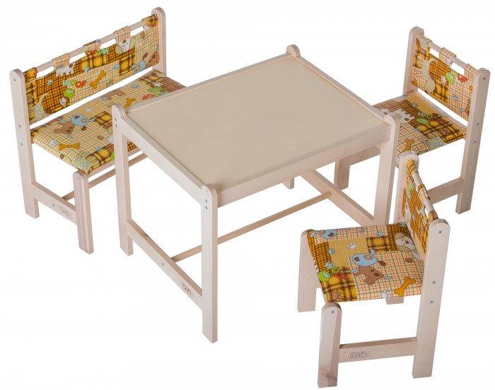поставка национальной школьной мебели письменные столы и стулья с 4 ножками Детские столы и стулья Гном Набор мебели Малыш-4