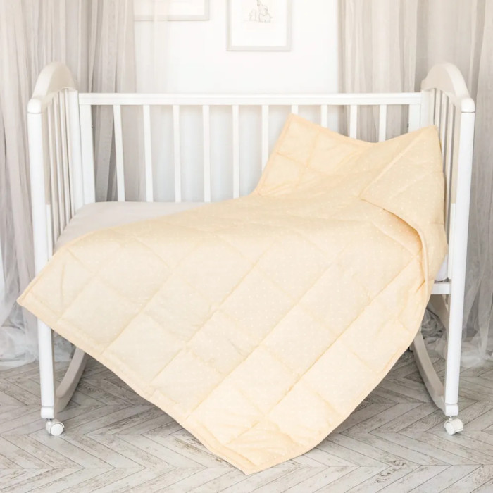 Одеяло Baby Nice (ОТК) стеганое Горох 105 х 140 200 гр.