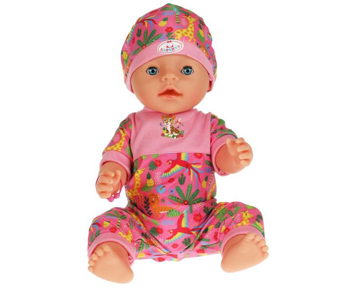 Куклы и одежда для кукол Карапуз Пупс функциональный Кукутики Танюша 45 см
