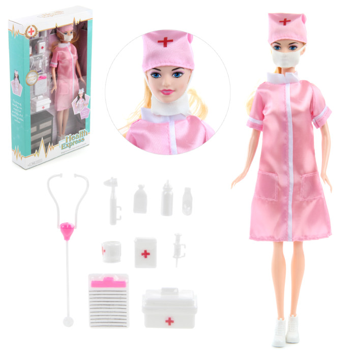 цена Куклы и одежда для кукол Veld CO Кукла-врач с аксессуарами