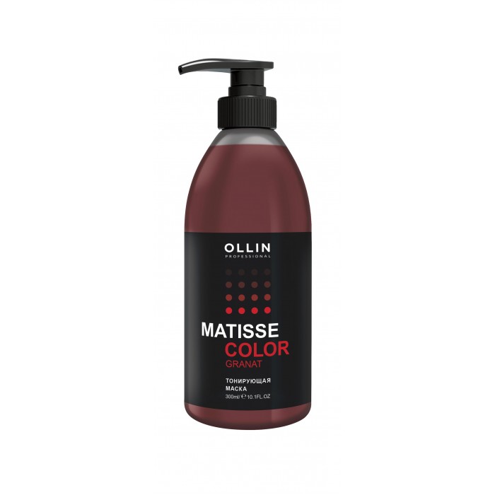 

Ollin Professional Matisse Color Тонирующая маска Гранат 300 мл, Matisse Color Тонирующая маска Гранат 300 мл