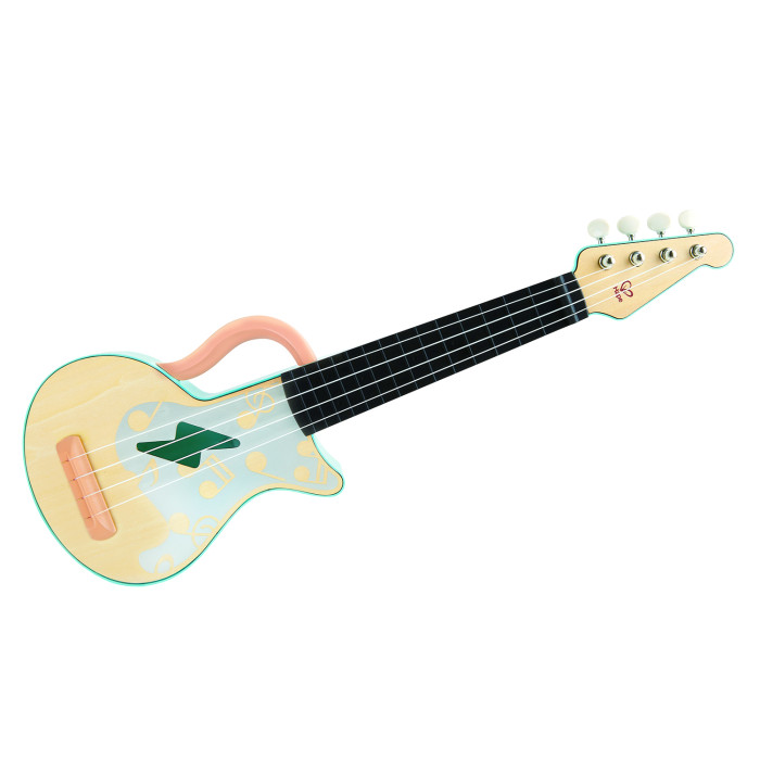 Музыкальный инструмент Hape Игрушечная гавайская гитара Рок-н-ролл музыкальный инструмент hape игрушечная гавайская гитара рок н ролл
