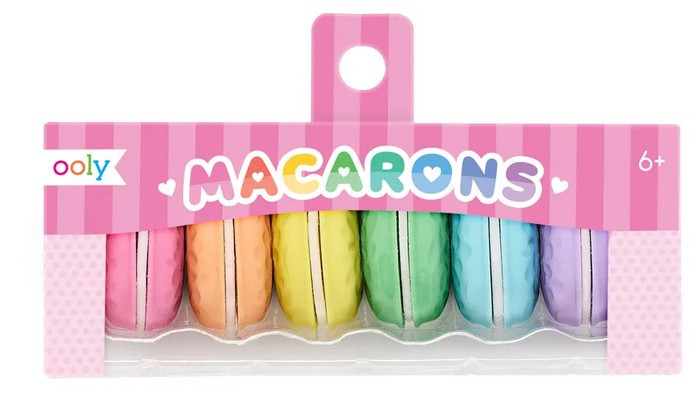 Ooly Набор ароматических ластиков Макарун 6 шт. diamant toys набор для изготовления ластиков игра с мячом