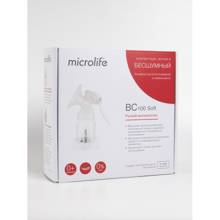 Microlife Механический молокоотсос ВС 100 Soft