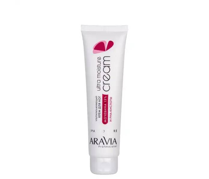  Aravia Professional Крем ультраувлажняющий для ног с мочевиной (15%) и PHA-кислотами 100 мл