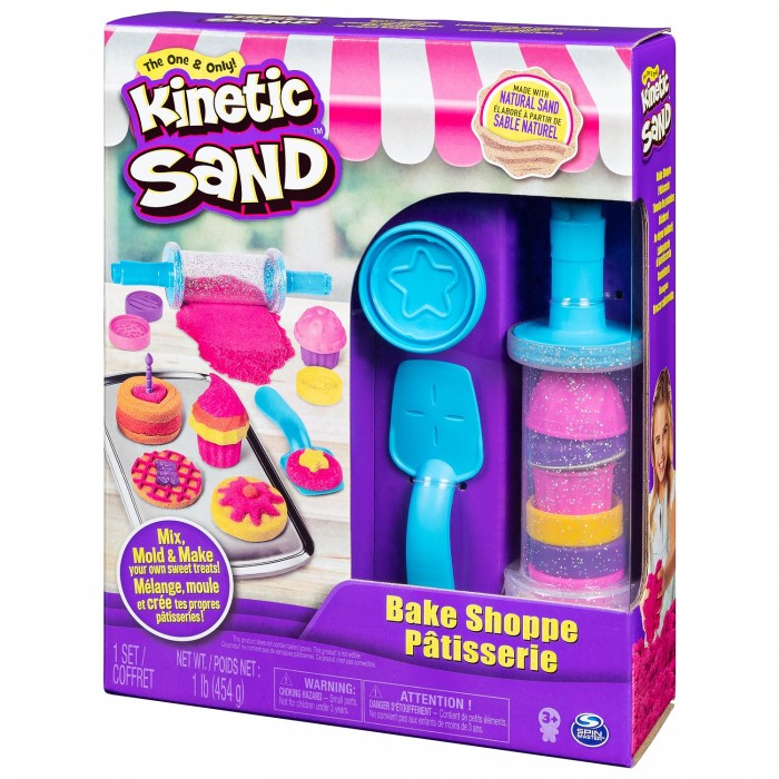 фото Kinetic sand набор для лепки кинетический песок пекарня