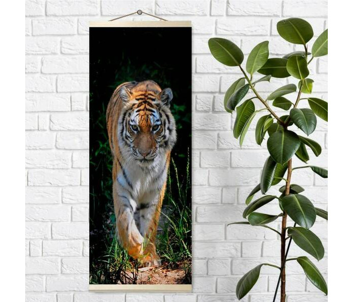 Molly Алмазная мозаика Панно Амурский тигр 24 цвета 35x90 см