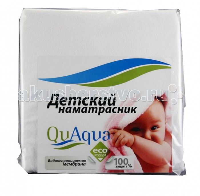 

Qu Aqua Непромокаемый наматрасник на резинках по углам Jersey (хлопок) 120х60, Непромокаемый наматрасник на резинках по углам Jersey (хлопок) 120х60
