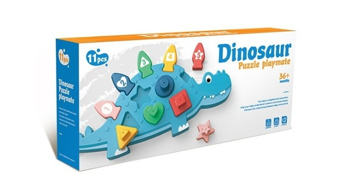 Развивающая игрушка Without игровой центр Динозаврик (11 элементов)