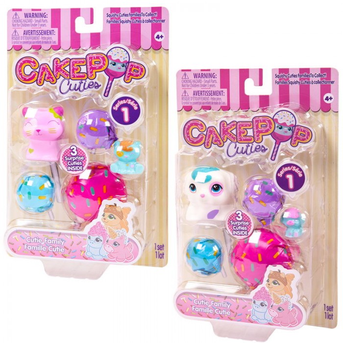 Cake Pop Cuties Набор Families Котята и Щенки 3 шт. игровой набор imc toys vip pets glam gems модные щенки mimi
