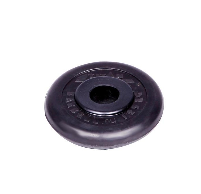 Titan Диск обрезиненный d 31 мм 1,25 кг диск обрезиненный 2 5 кг sportex d26 мм e36832 чёрный