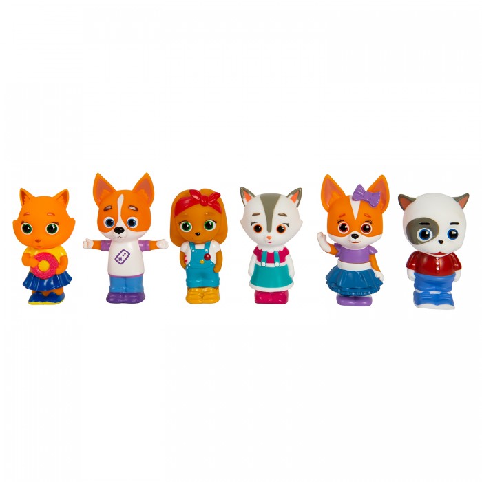 Игрушки для ванны Кошечки-Собачки Игровой набор (6 предметов) мягкие игрушки кошечки собачки буся с пончиком 22 см