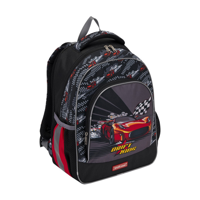 

ErichKrause Ученический рюкзак ErgoLine Drift King 15 л, Ученический рюкзак ErgoLine Drift King 15 л