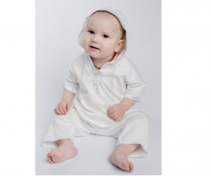  Soon-mom Крестильный набор для мальчика (рубашка и штаны) KN001 - Серебро
