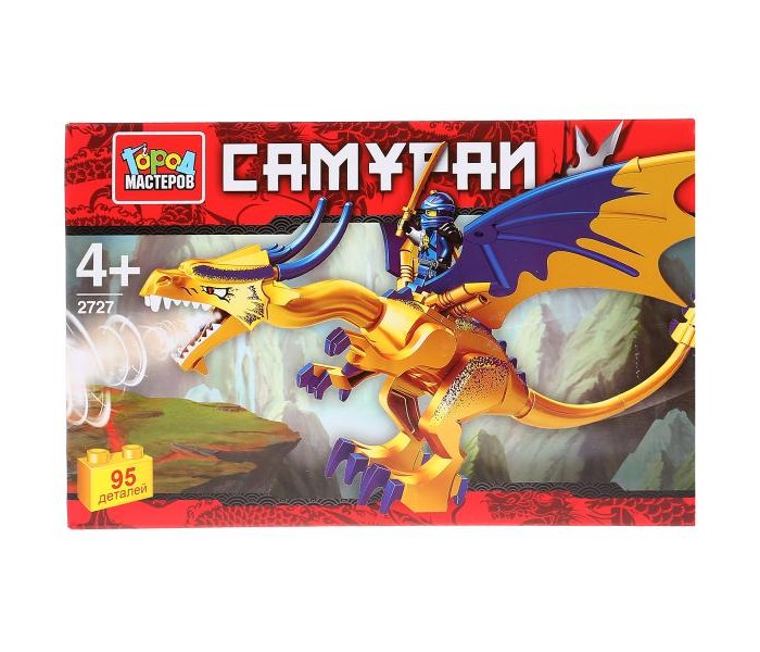 

Конструктор Город мастеров Самурай на драконе (95 деталей) LP-2727-R, Самурай на драконе (95 деталей) LP-2727-R