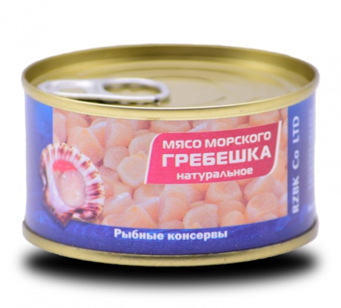 

Рыбозавод Большекаменский Консервы Гребешок натуральный 240 г, Консервы Гребешок натуральный 240 г