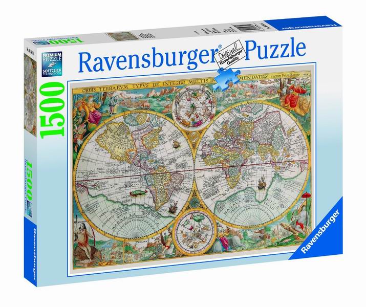 Пазлы Ravensburger Пазл Историческая карта 1500 элементов