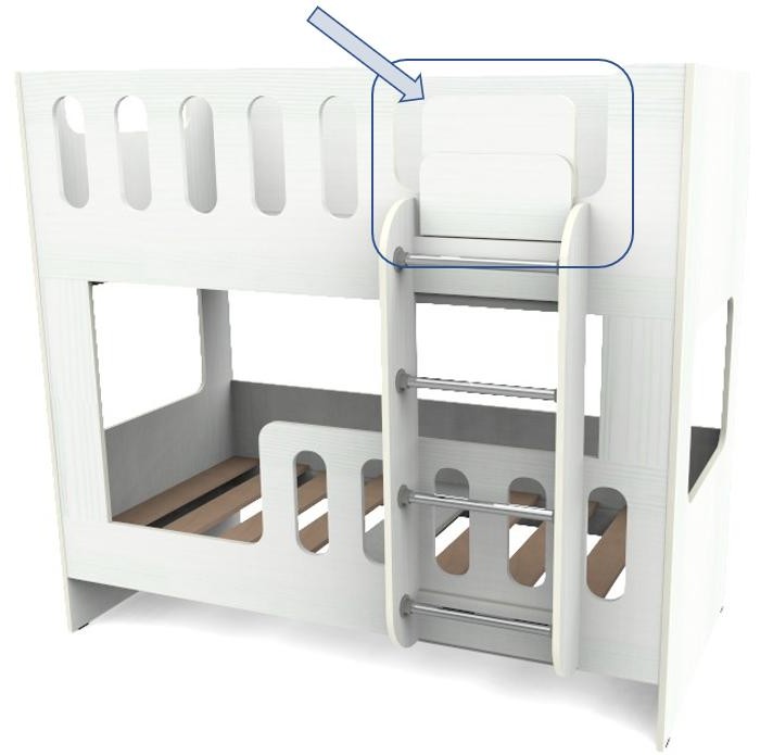 Аксессуары для мебели КарИВи Ограничитель ДС-7 кровати для подростков кариви чердак сказочный домик с нишей дс 28 180x80 см