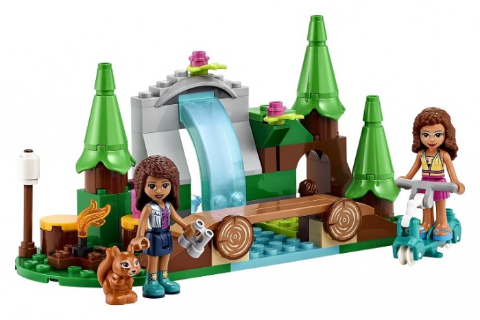 Конструктор Lego Friends Лесной водопад конструктор lego 41681 friends forest camper van and лесной дом на колесах и парусная лодка
