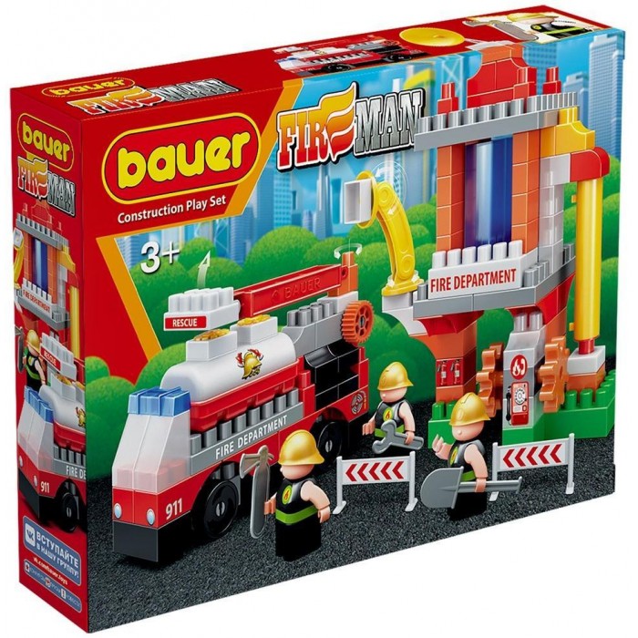 

Конструктор Bauer Fireman Пожарная вышка (143 элемента), Fireman Пожарная вышка (143 элемента)