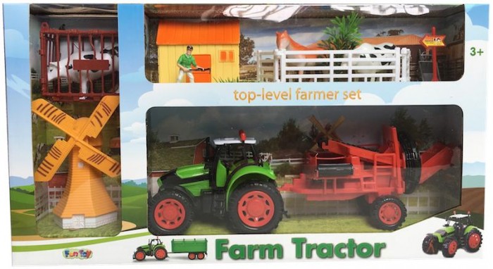цена Машины Fun Toy Набор ферма 44402