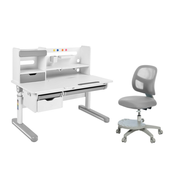 FunDesk Комплект парта Pensare + кресло Marte anatomica комплект amadeo парта стул надстройка выдвижной ящик