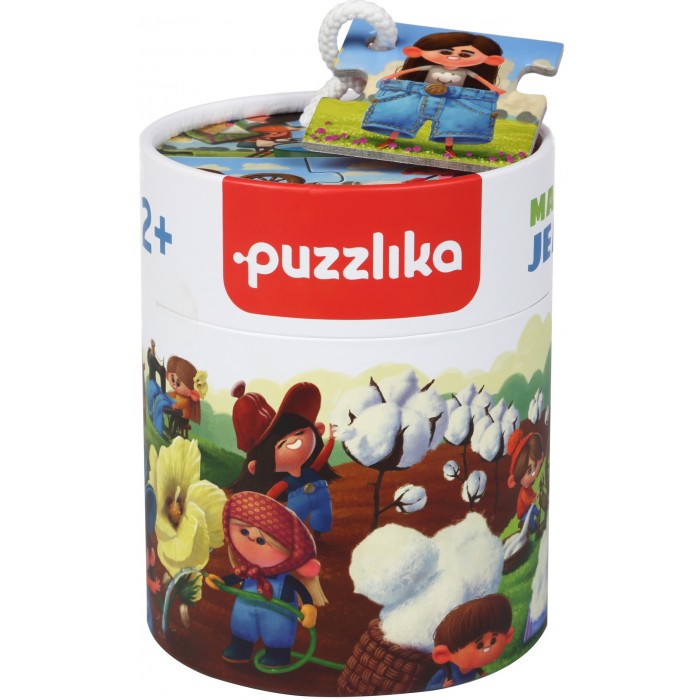 

Puzzlika Развивающие пазлы Делаем джинсы 15 деталей, Развивающие пазлы Делаем джинсы 15 деталей
