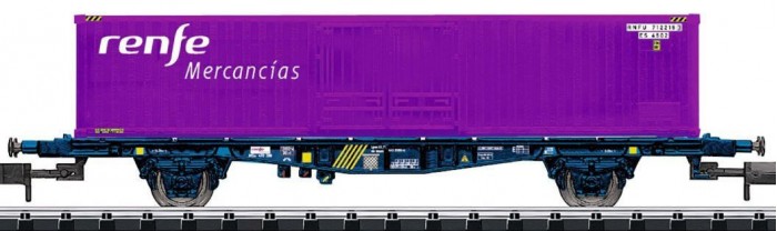 цена Железные дороги Trix Вагон-контейнер для перевозки автомобилей