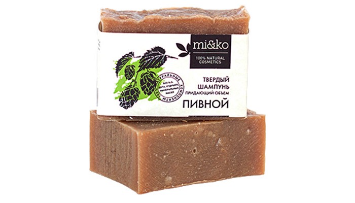 

MI&KO Шампунь твердый Пивной 75 г, Шампунь твердый Пивной 75 г