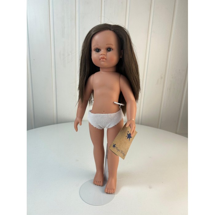 Куклы и одежда для кукол Lamagik S.L. Кукла Нэни Темноволосая без одежды 33 см