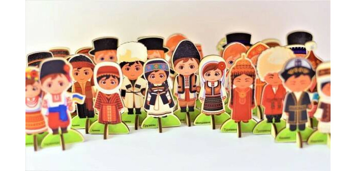 

Рыжий Тим Набор фигурок народы россии и ближнего зарубежья, Набор фигурок народы россии и ближнего зарубежья