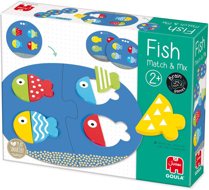 игры для малышей goula игра кубики Игры для малышей Goula Игровой набор Рыбки