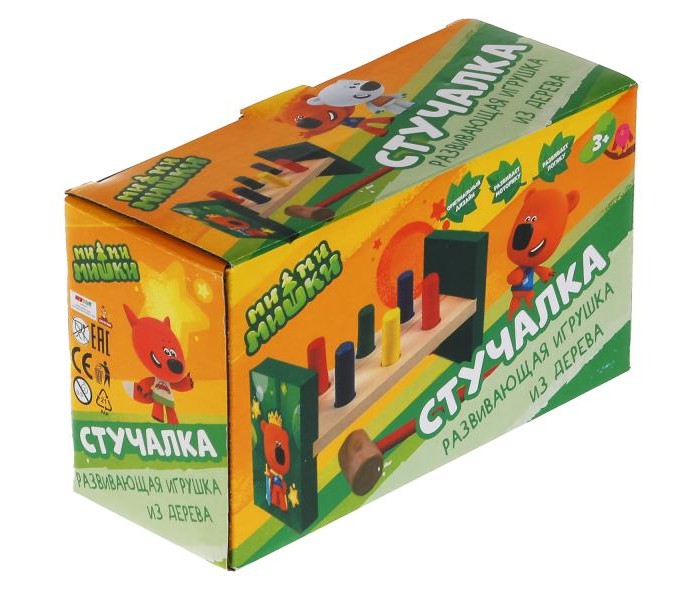 

Деревянная игрушка Буратино Ми-ми-мишки стучалка, Ми-ми-мишки стучалка