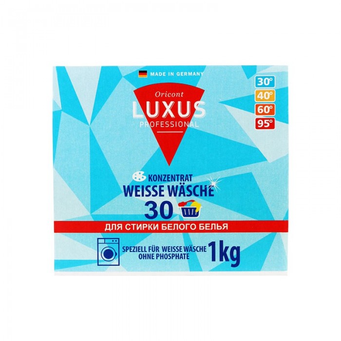 Luxus Универсальный стиральный порошок для белого белья концентрат Professional 1 кг 120-40963